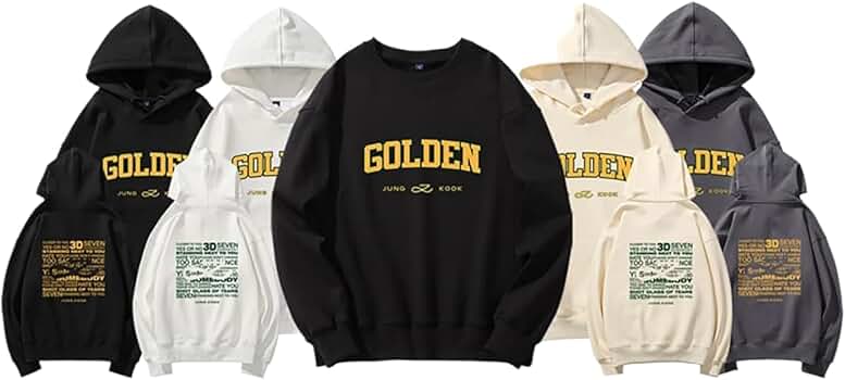 Amazon.co.jp: ジョングク パーカー 防弾少年団 jungkook GOLDEN